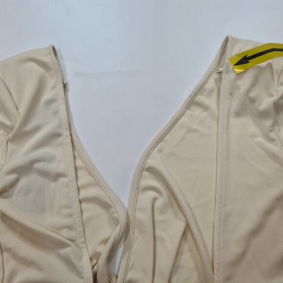 Michael Costello x REVOLVE Bowery Maxi Dress in Cream Small - Picture 13 of 14